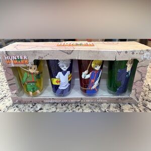 HunterxHunter Multicolor Character Glass Set of 4